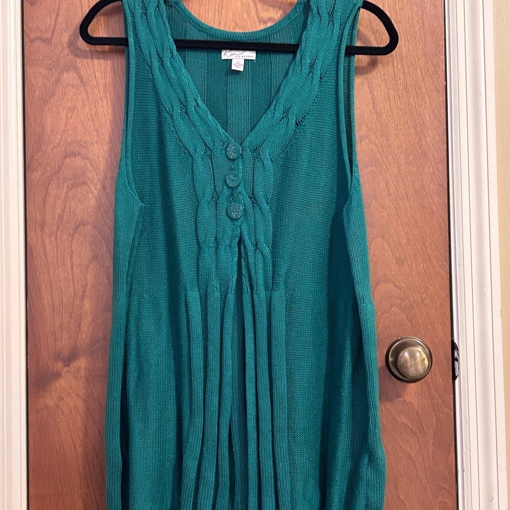 Kim Rogers Teal Vest